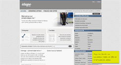 Desktop Screenshot of emploi.etape.ma
